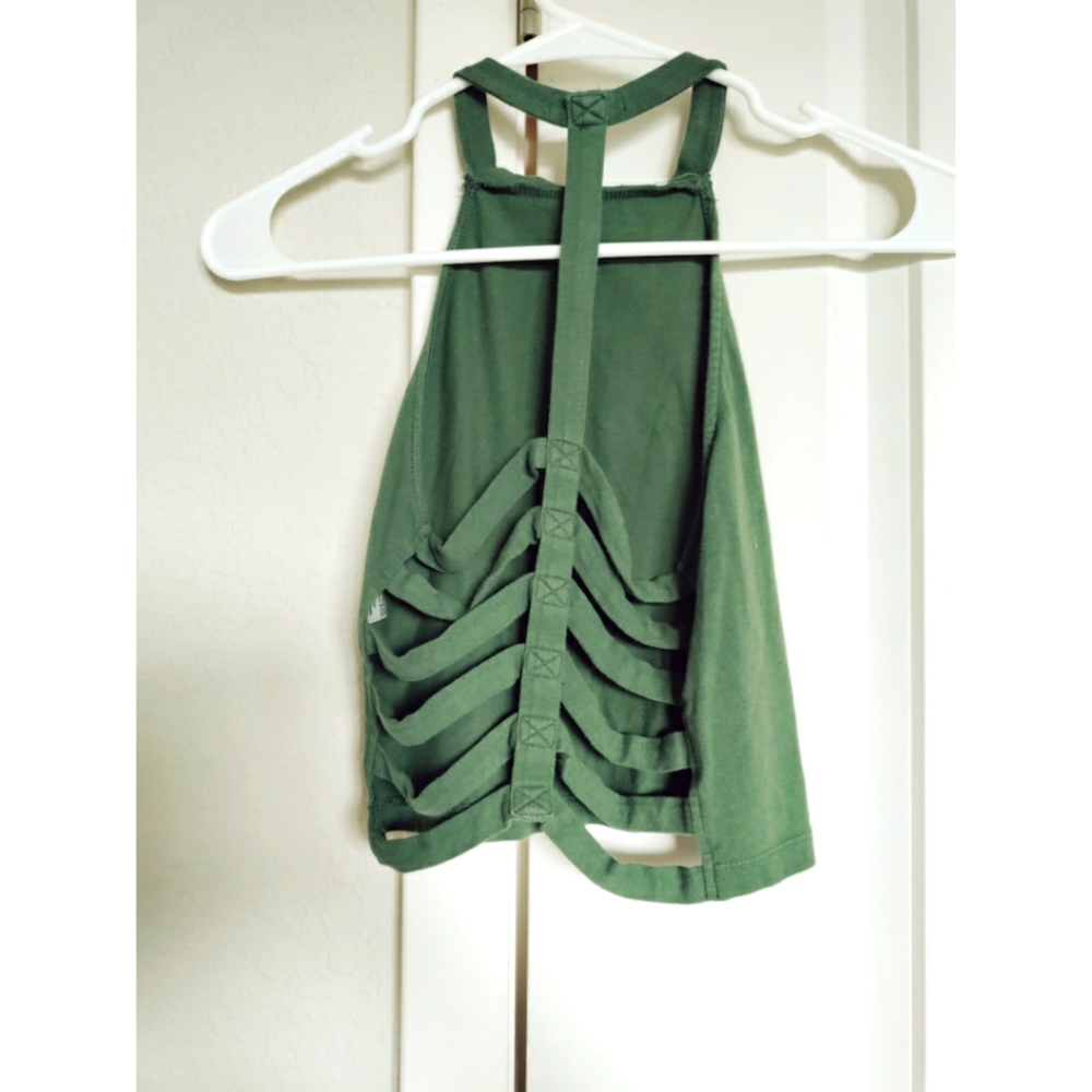 Cut out back green tank from Charlotte Russe